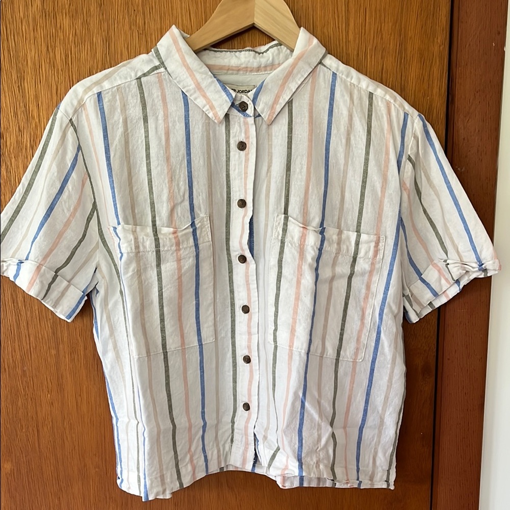 Alexander Jordan Striped Linen Shirt